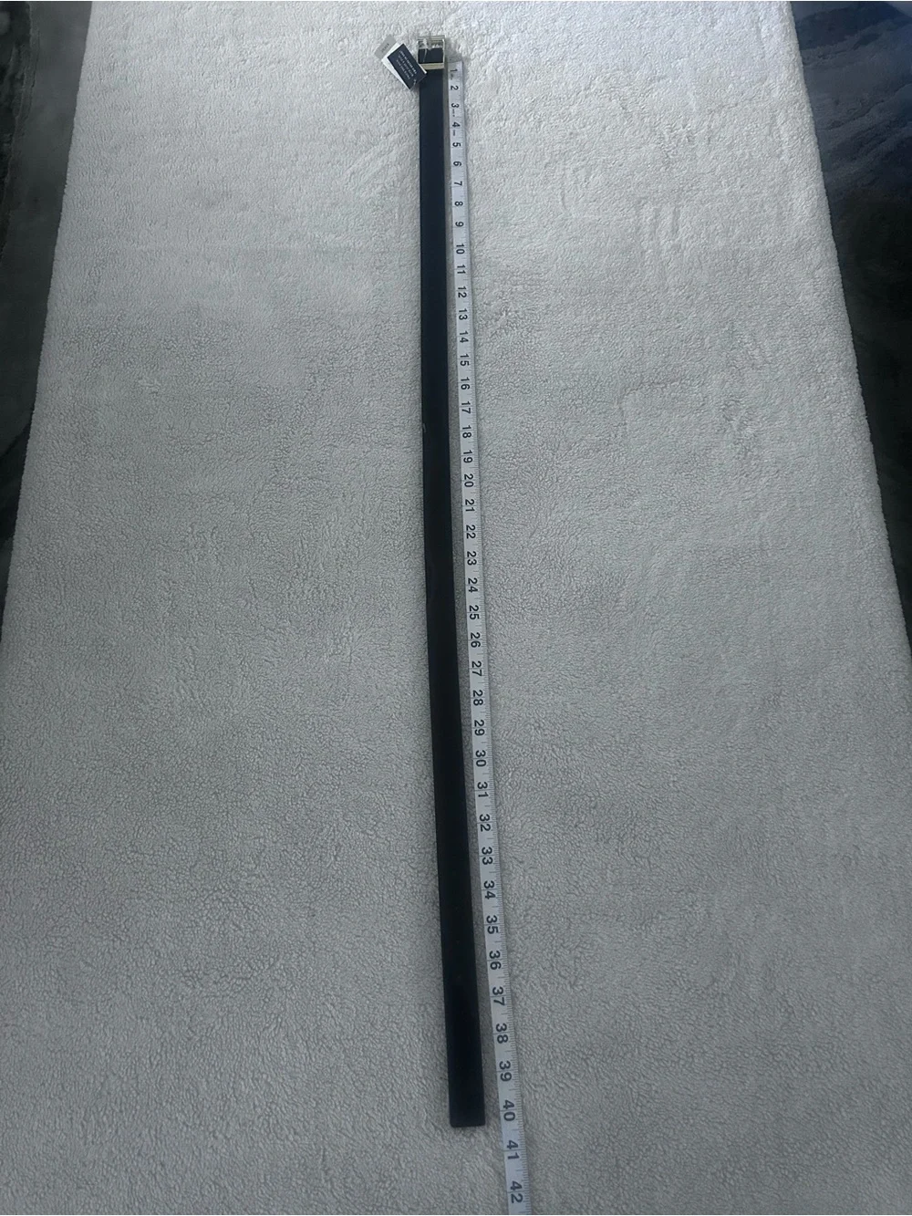 Talbots Reversible Black & White Leather Belt Gold Buckle NWT Size M